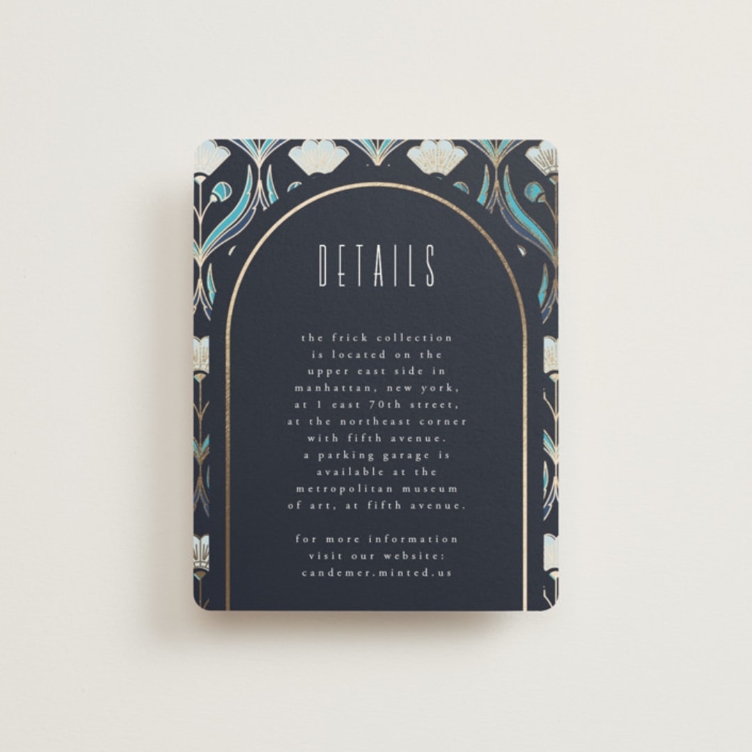 "Deco pattern" - Direction Cards in Cote d'azur by Ana de Sousa - Front