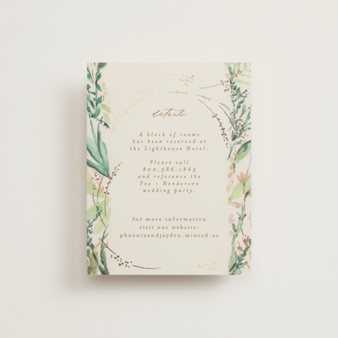 "fresh tropical" - Direction Cards in Greenery by Phrosné Barwood - Front