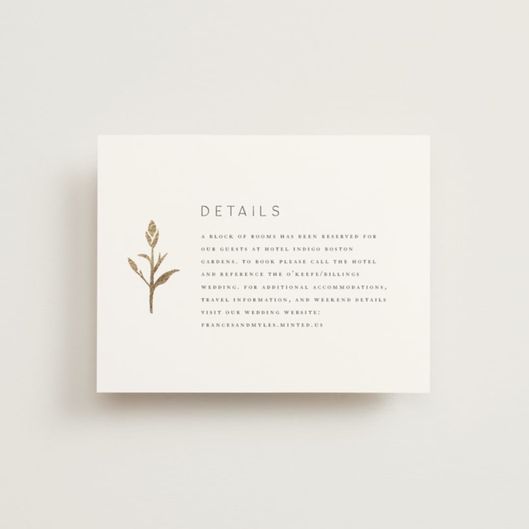 "Perennial" - Direction Cards in Cotton by Amy Kross - Front