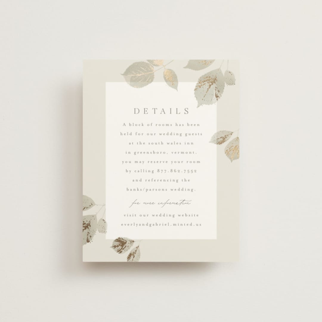 "Sonnet" - Direction Cards in Meadow by Kristie Kern - Front