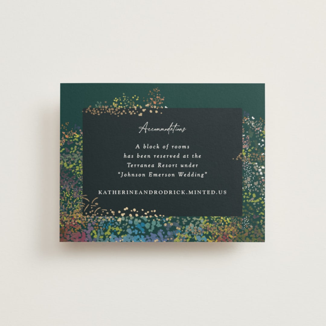 "By the Creek" - Direction Cards in Emerald by Becky Nimoy - Front
