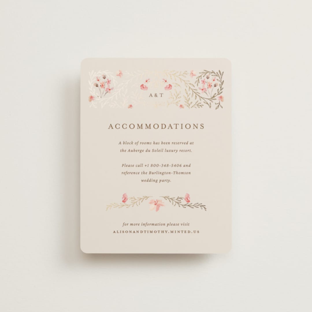 "Victorian" - Direction Cards in Versailles by Claudia Orengo - Front