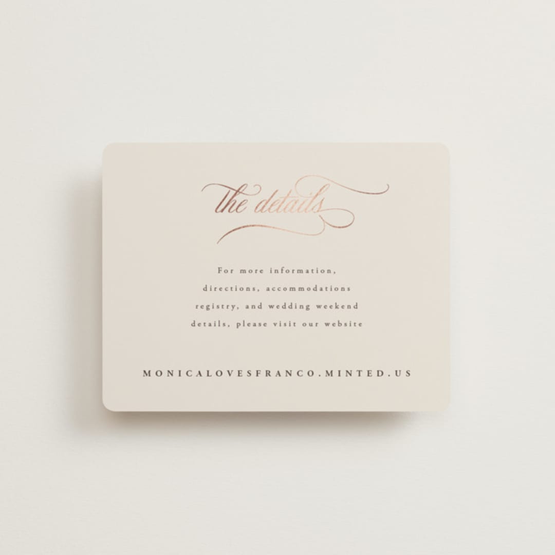 "And Centered" - Direction Cards in Cream by Hooray Creative - Front