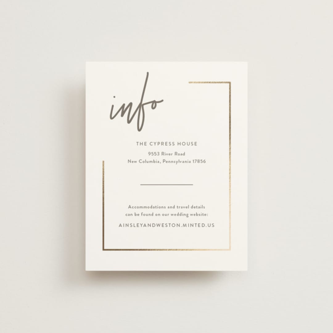 "Balanced" - Direction Cards in Milk White by Robin Ott - Front