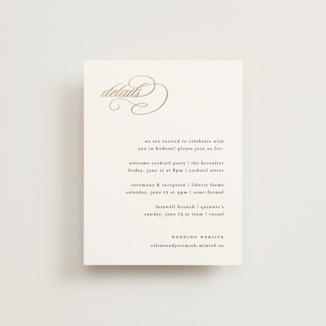 "Left Align" - Direction Cards in Silk by Kelly Schmidt - Front