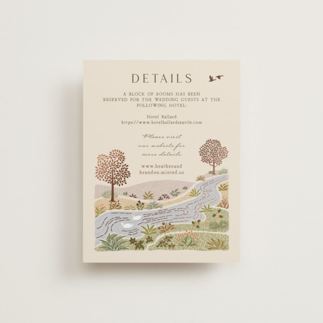 "Countryside" - Direction Cards in Autumnal by Paper Sun Studio - Front