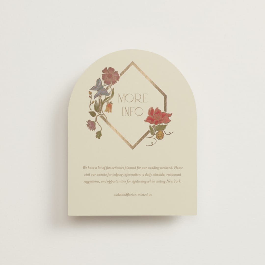 "Radiant Botany" - Direction Cards in Mint by Simona Camp - Front