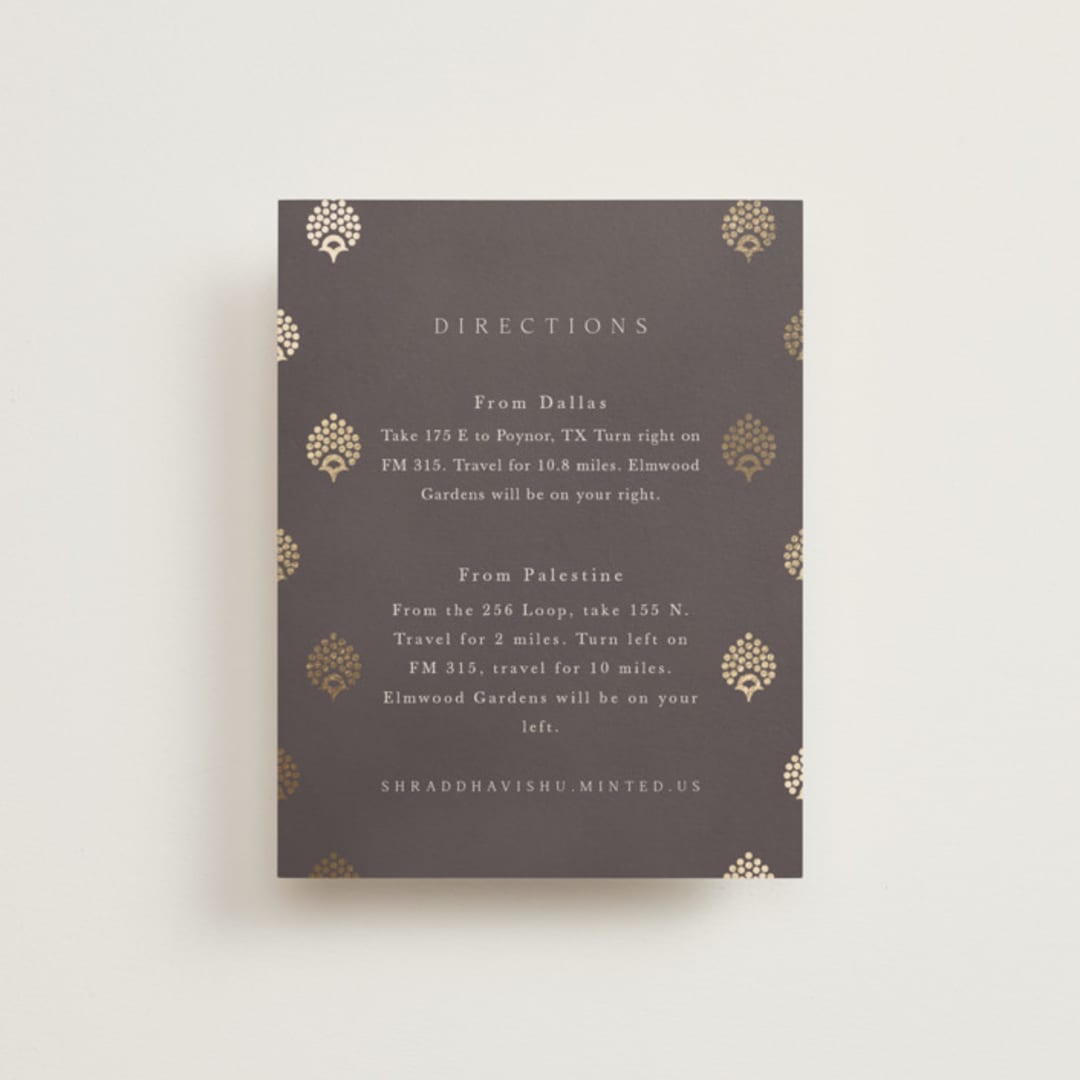 "Shraddha" - Direction Cards in Celestial by Deynaaz Daraei - Front