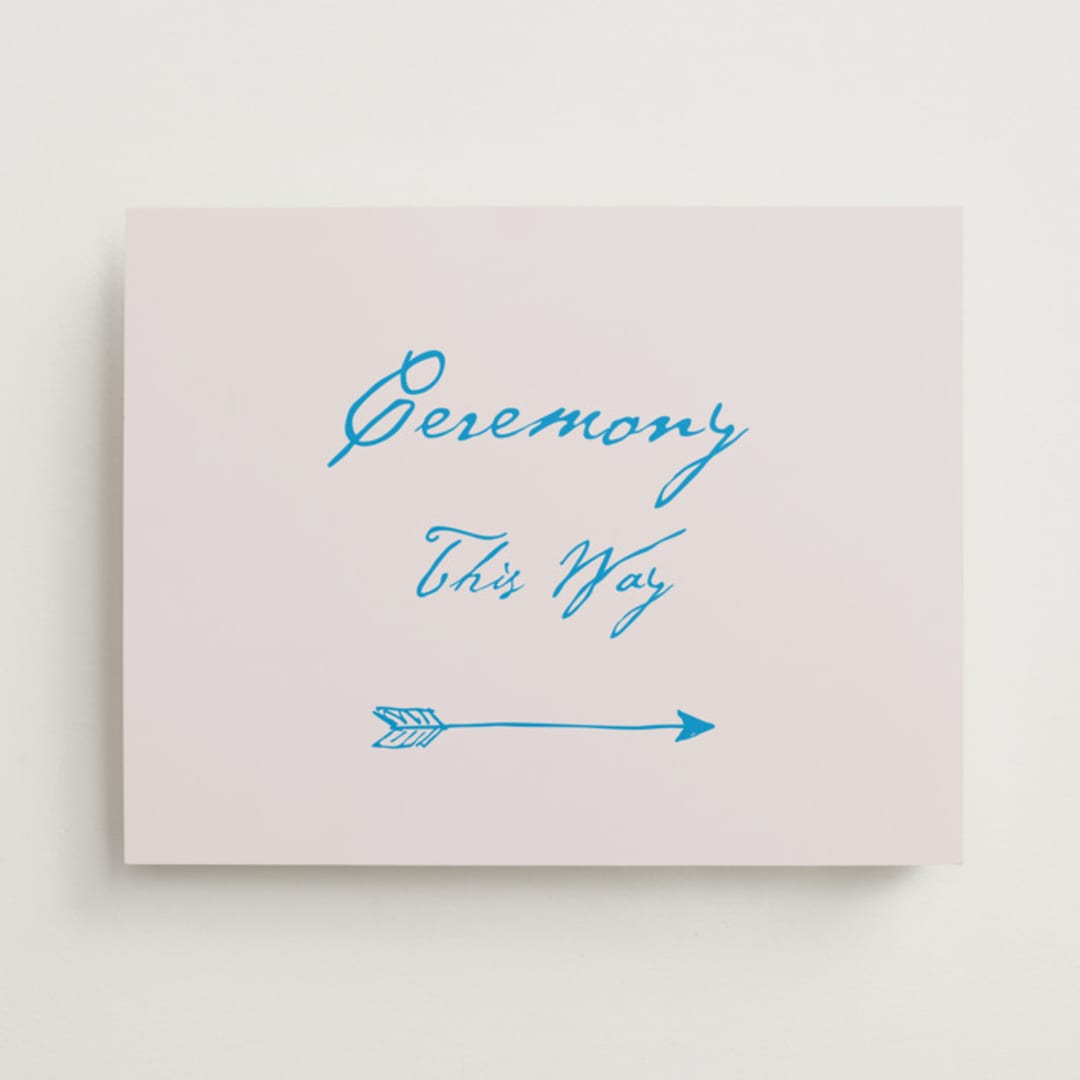 "Handdrawn little things" - Direction Signs in Sky Whispers by Cass Loh - Front