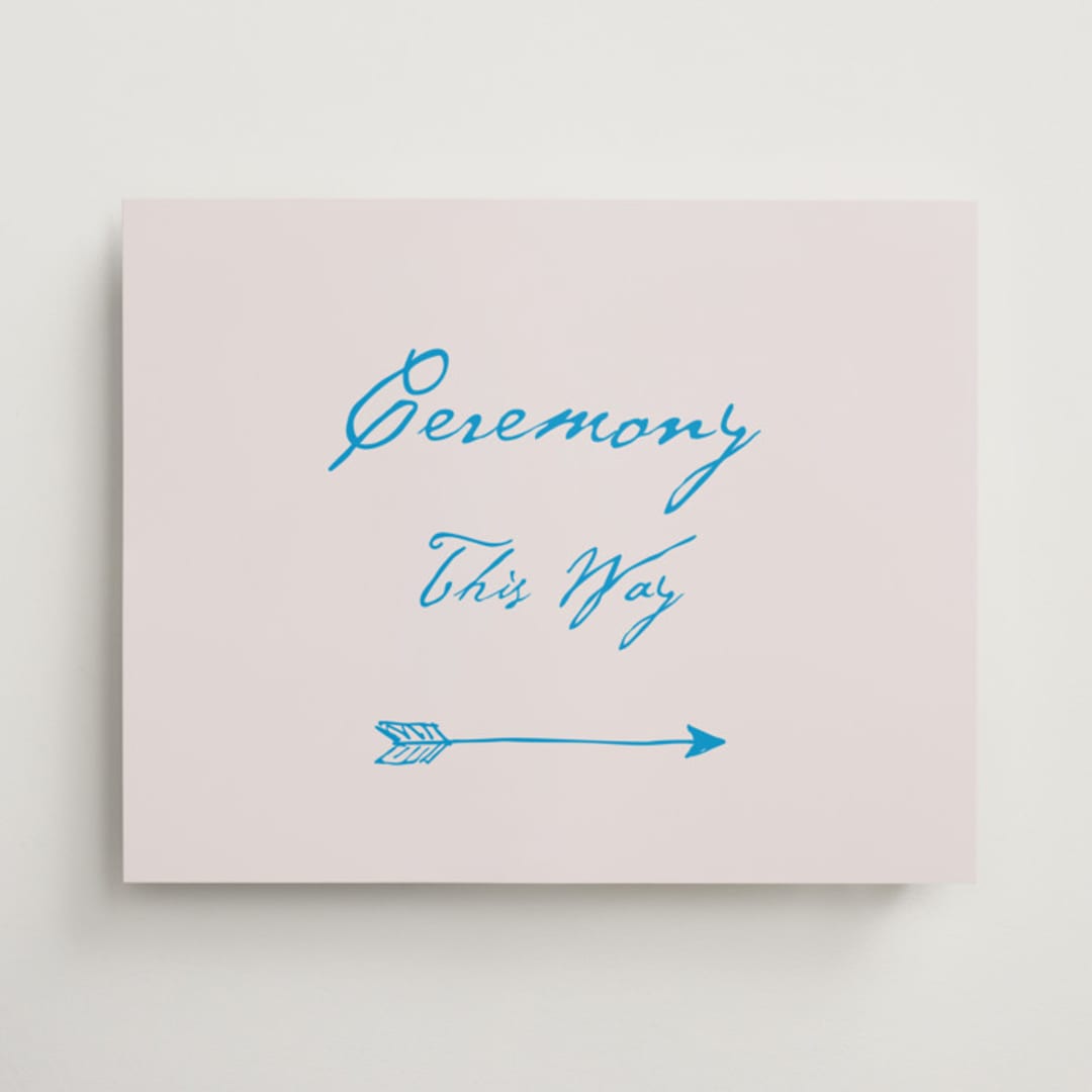 "Handdrawn little things" - Direction Signs in Sky Whispers by Cass Loh - Front