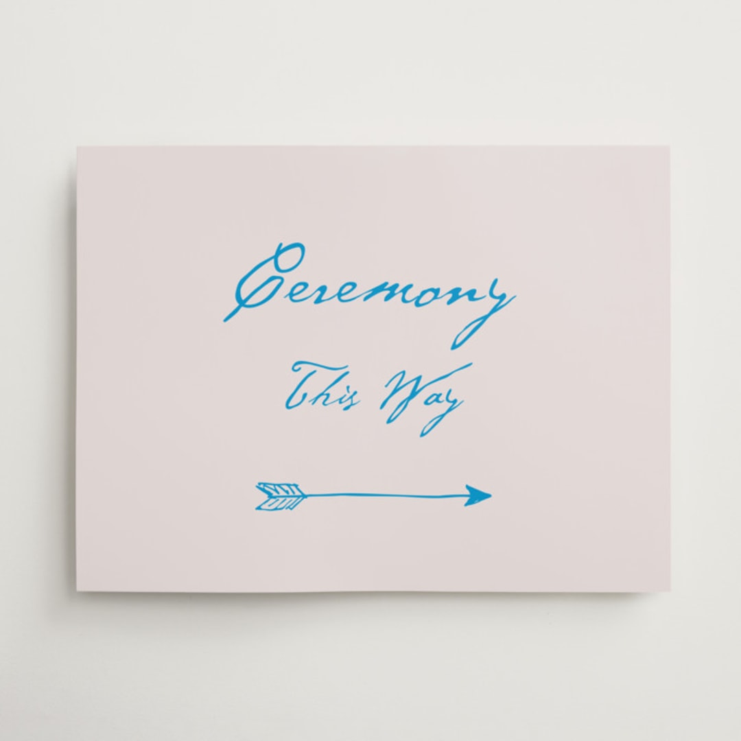 "Handdrawn little things" - Direction Signs in Sky Whispers by Cass Loh - Front
