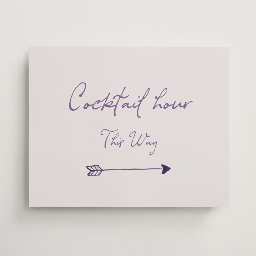 "tablescape drawing" - Direction Signs in Hydrangea by Cass Loh - Front