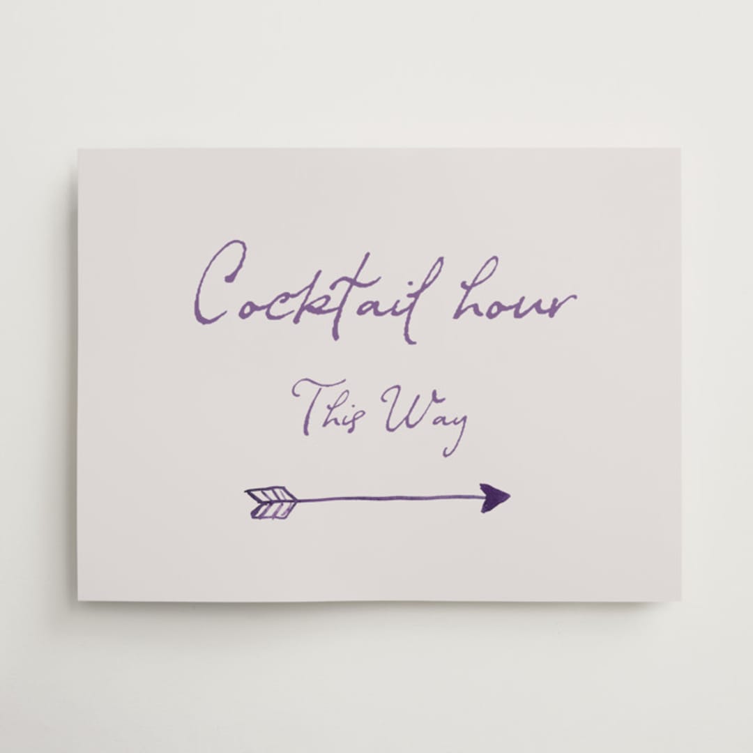 "tablescape drawing" - Direction Signs in Hydrangea by Cass Loh - Front