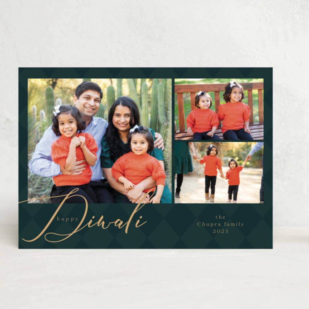 "Hara" - Diwali Cards in Forest by Deynaaz Daraei - Front