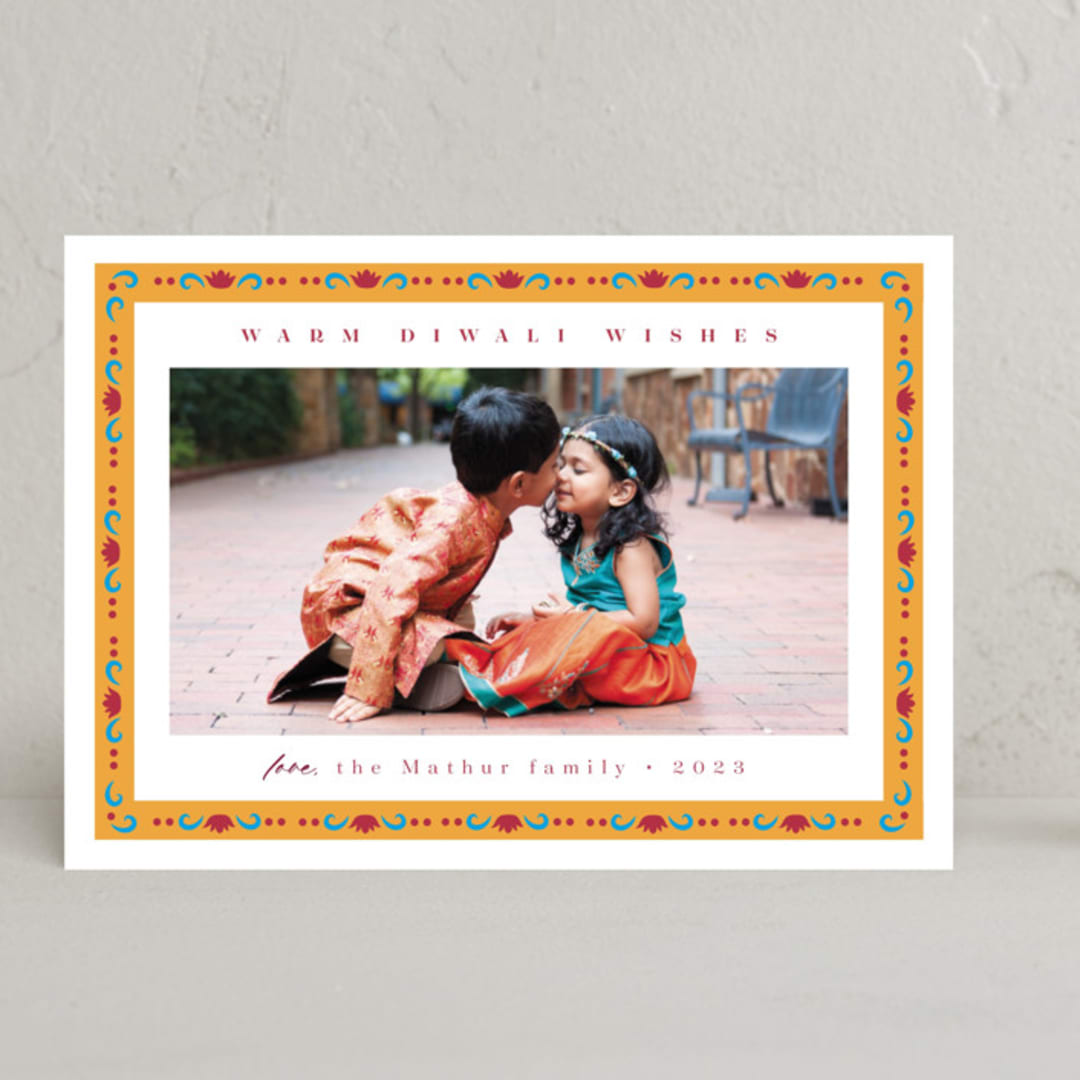 "festive diwali border" - Diwali Cards in Sun by Kanika Mathur - Front