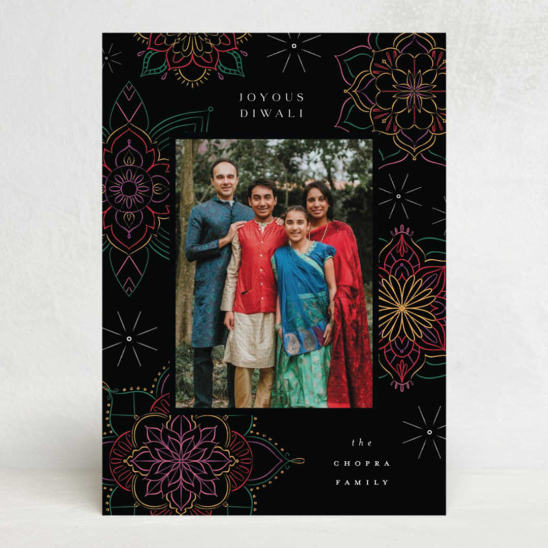 "joyous lights" - Diwali Cards in Garden by Grae - Front