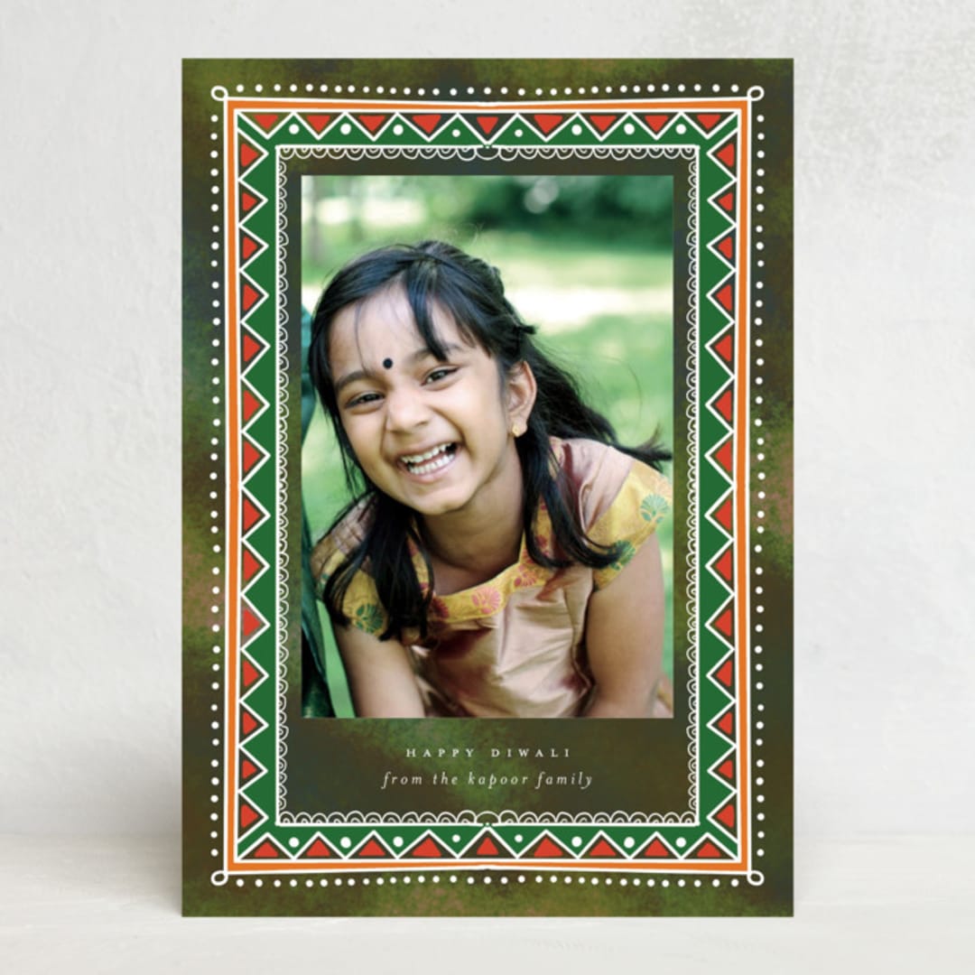 "rangoli borders" - Diwali Cards in Haarabhara by Sejal Banker - Front