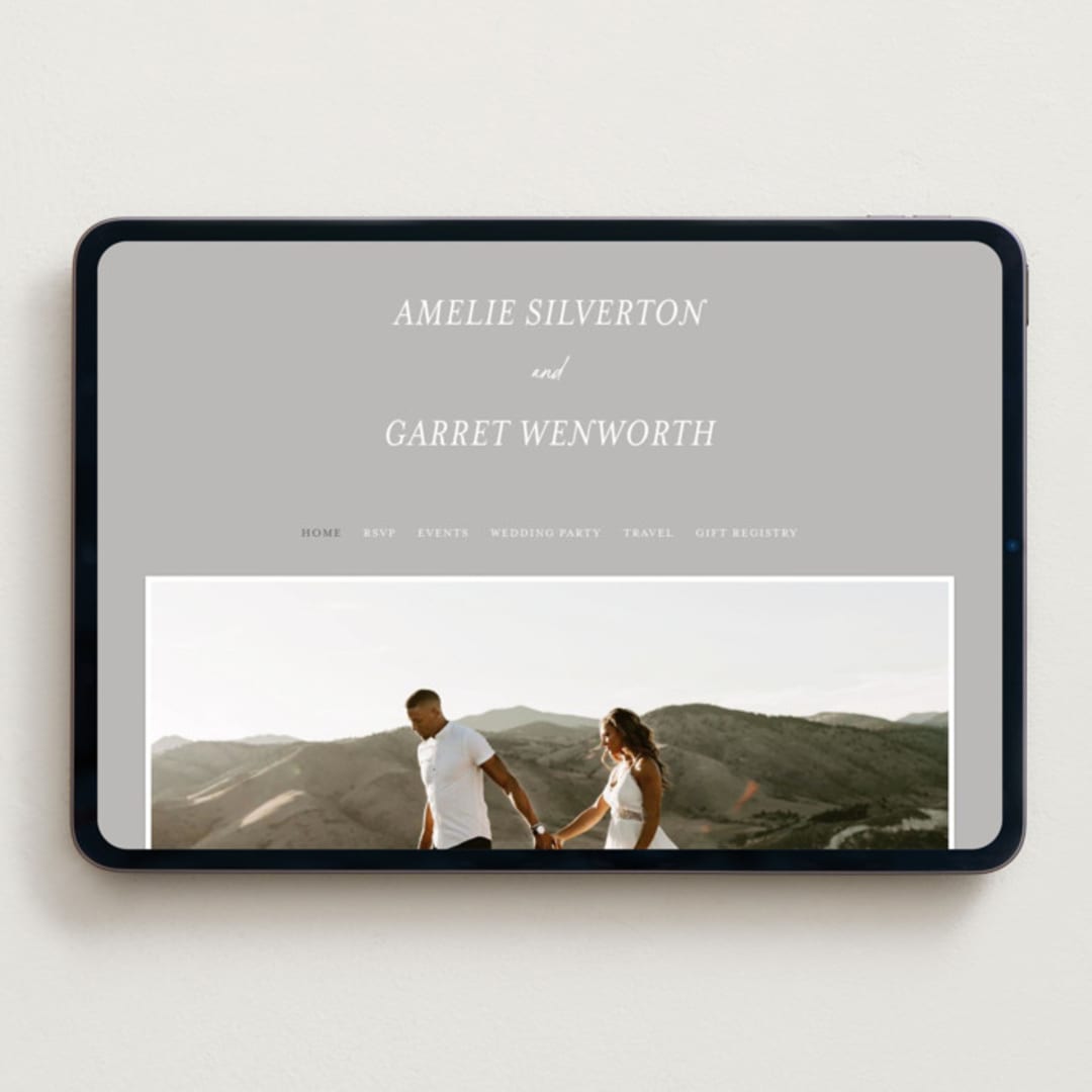 "cantuccini" - Wedding Website in Moon by chocomocacino - Desktop Design