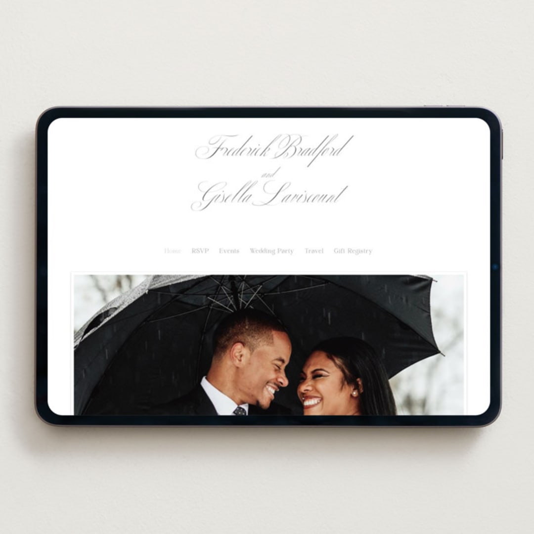 "toulomotiri" - Wedding Website in Sugar by chocomocacino - Desktop Design
