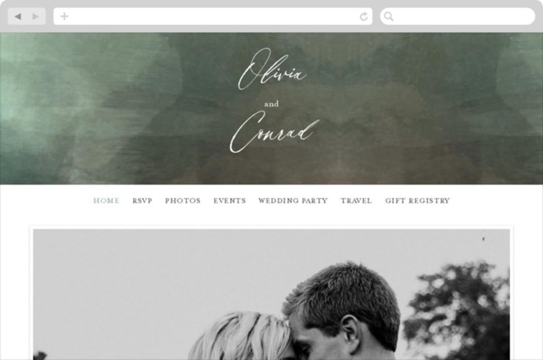 "Meadow" - Wedding Website in Meadow by Eric Clegg - Desktop Design