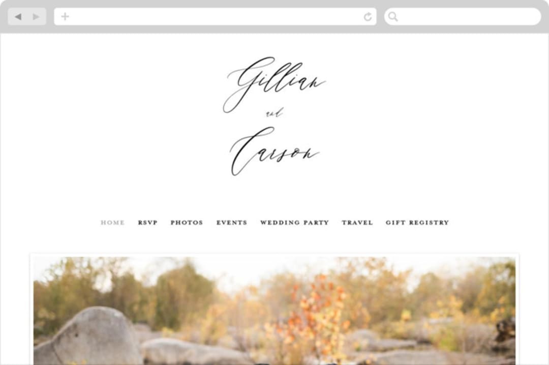 "Villa" - Wedding Website in Pearl by Chryssi Tsoupanarias - Desktop Design