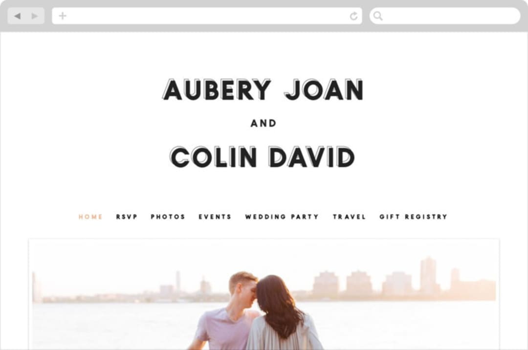 "bold blush" - Wedding Website in Blush by frances mathys - Desktop Design