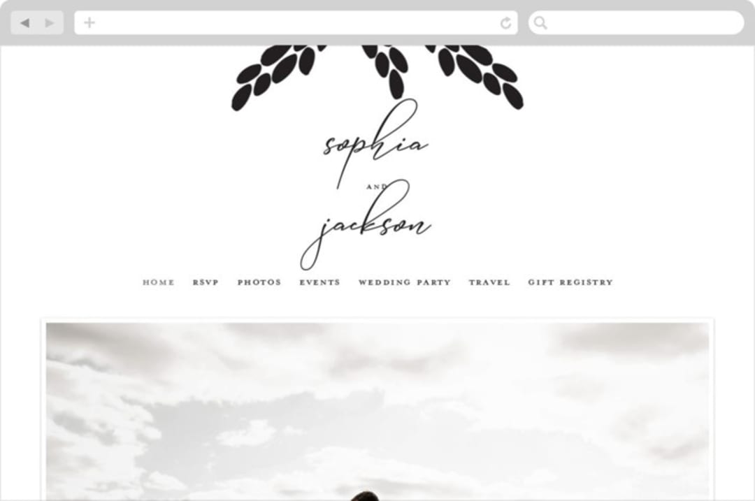 "Kindly Join Us" - Wedding Website in Pearl by Laura Hamm - Desktop Design