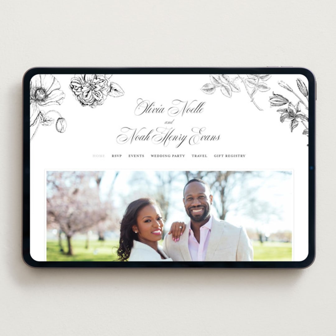 "legacy" - Wedding Website in Pure by Design Lotus - Desktop Design