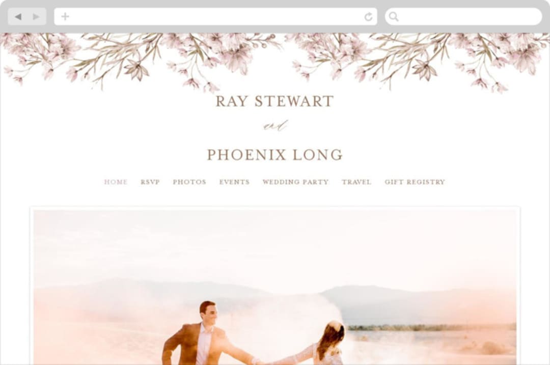 "ring box" - Wedding Website in Sunset by Phrosné Barwood - Desktop Design