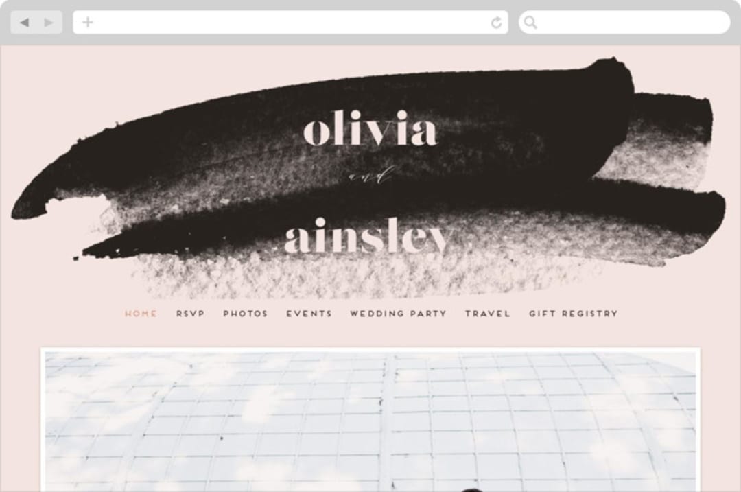 "Vignette" - Wedding Website in Cosmopolitan by silverscreen studio - Desktop Design