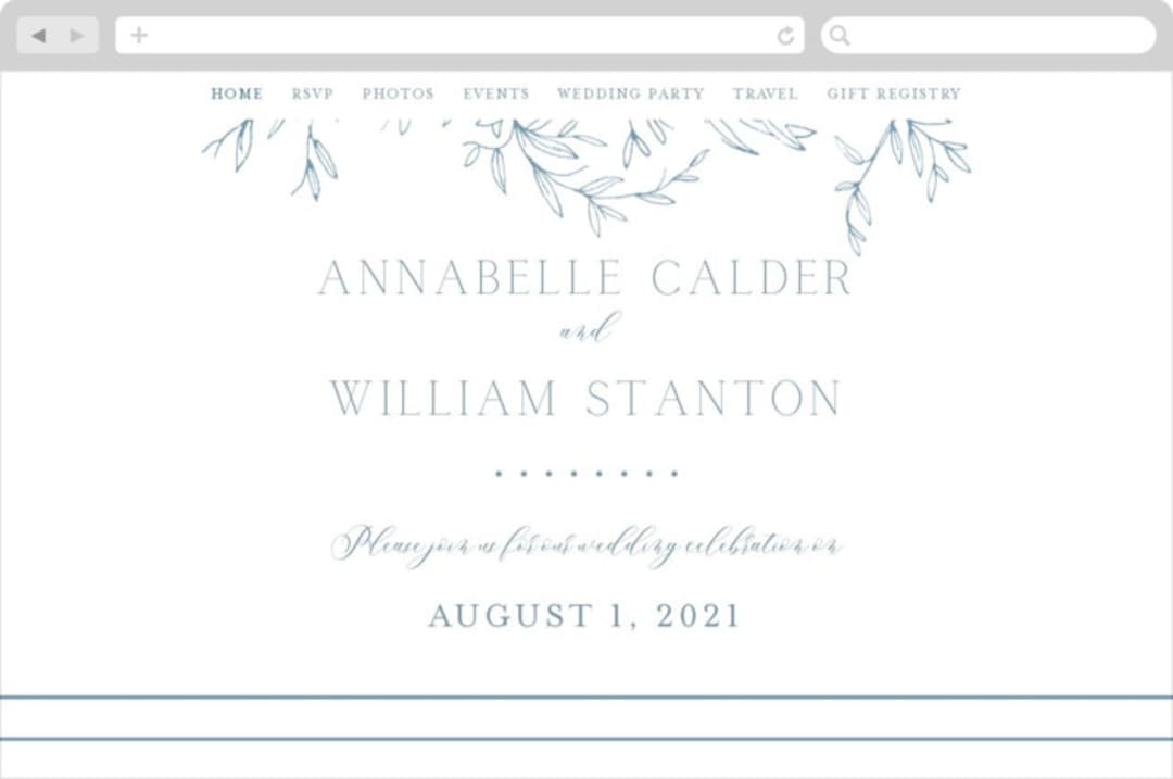 "Love Beyond Measure" - Wedding Website in Mineral by Oscar and Emma - Karly Depew - Desktop Design