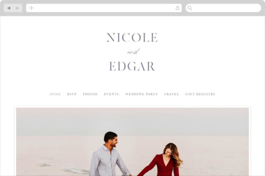 "Lavender fields" - Wedding Website in Lavender by Hooray Creative - Desktop Design