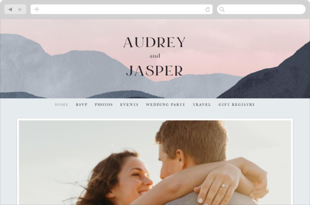 "scene" - Wedding Website in Sunrise by Pixel and Hank - Desktop Design