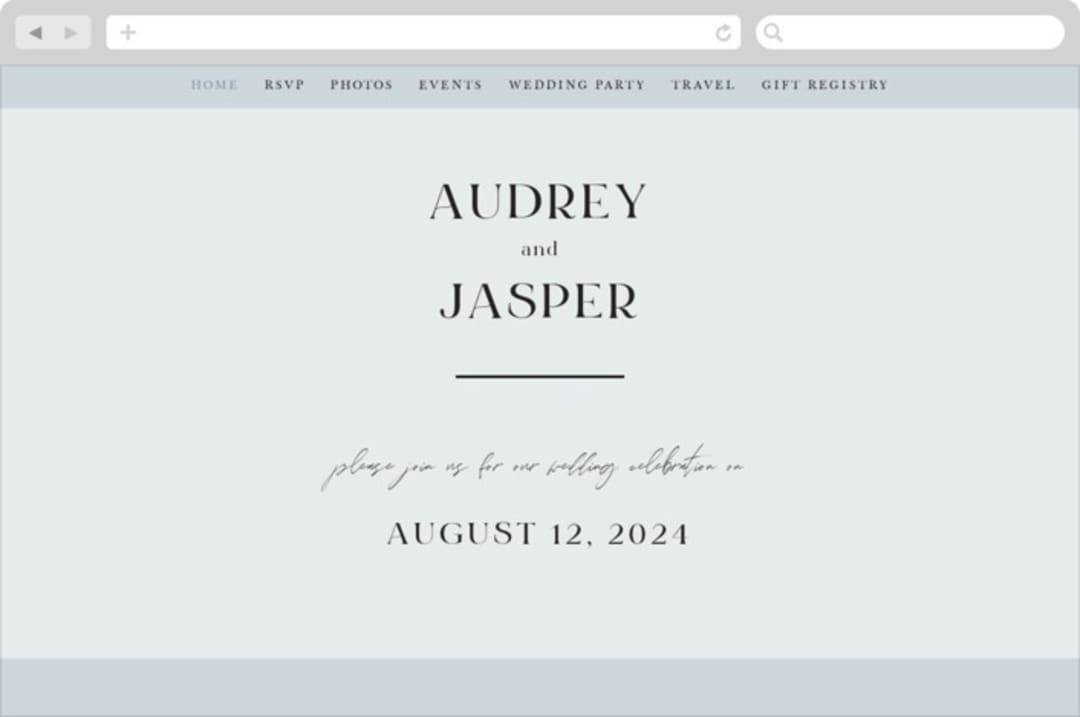 "scene" - Wedding Website in Sunrise by Pixel and Hank - Desktop Design