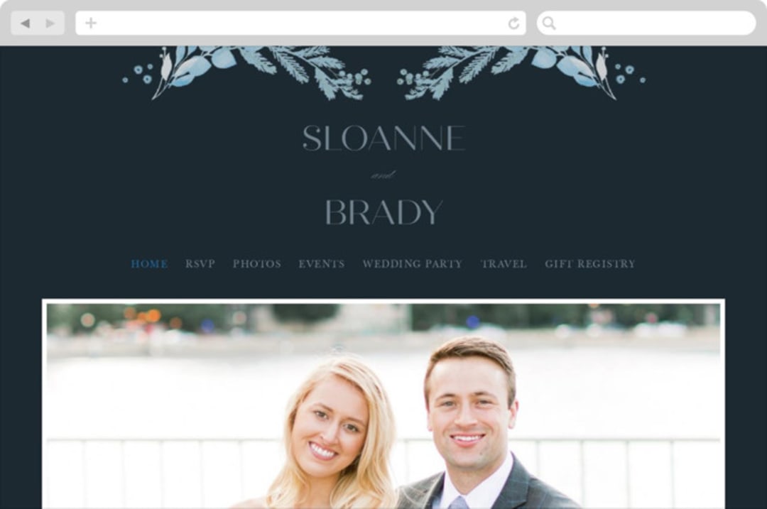 "Wonderful Tonight" - Wedding Website in Neptune by Creo Study - Desktop Design