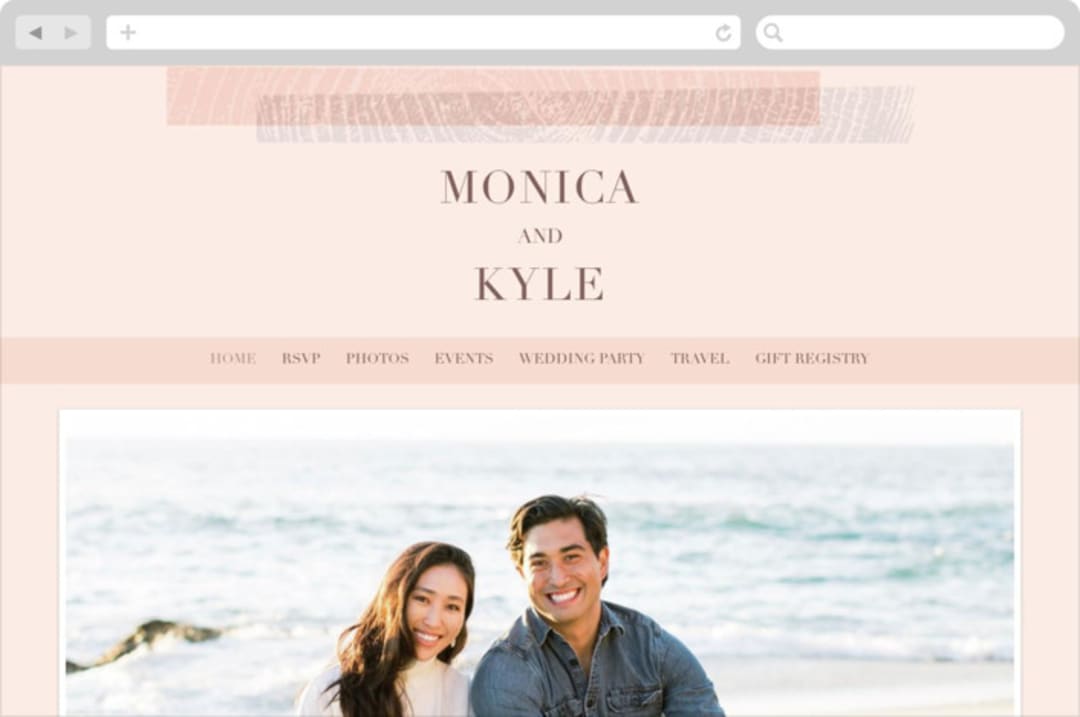 "engrained" - Wedding Website in Blossom by Robin Ott - Desktop Design