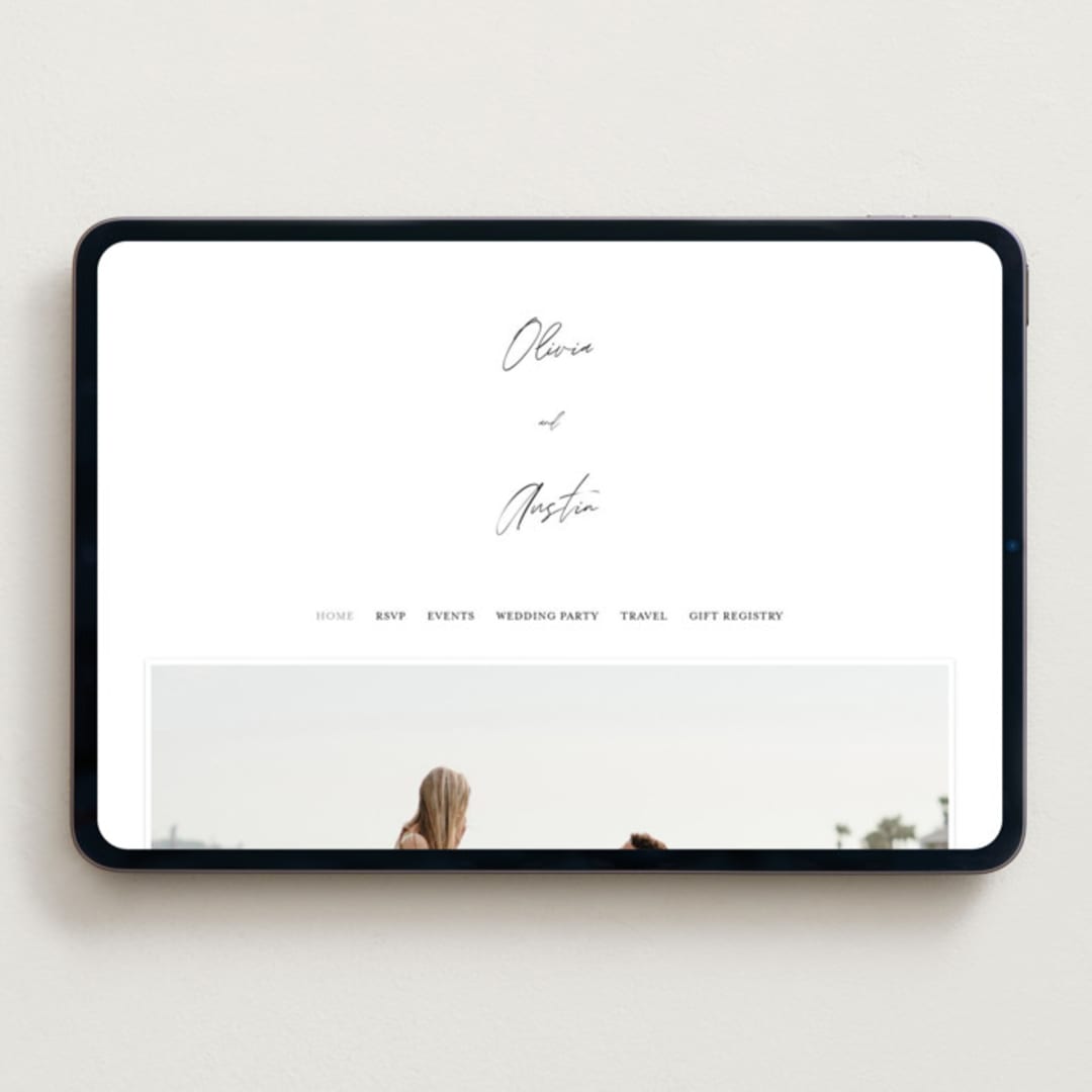 "Merge" - Wedding Website in Cloud by Pixel and Hank - Desktop Design