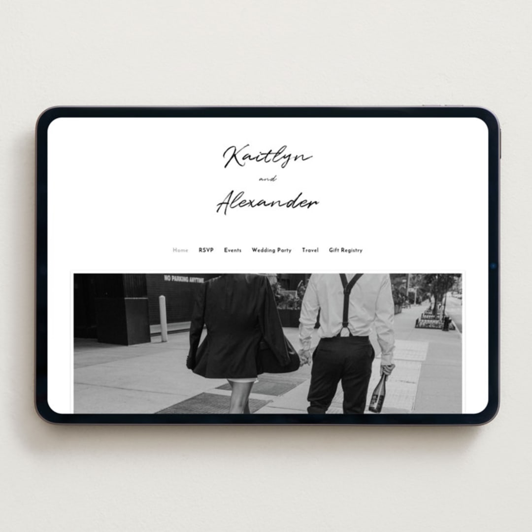 "Photograph Scribble" - Wedding Website in Cloud by Adelyn T. - Desktop Design
