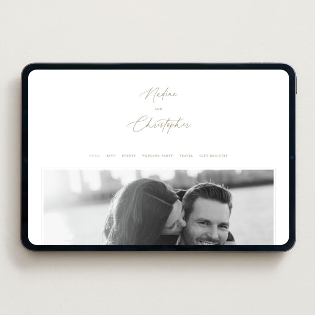 "spiku" - Wedding Website in Pearl by chocomocacino - Desktop Design