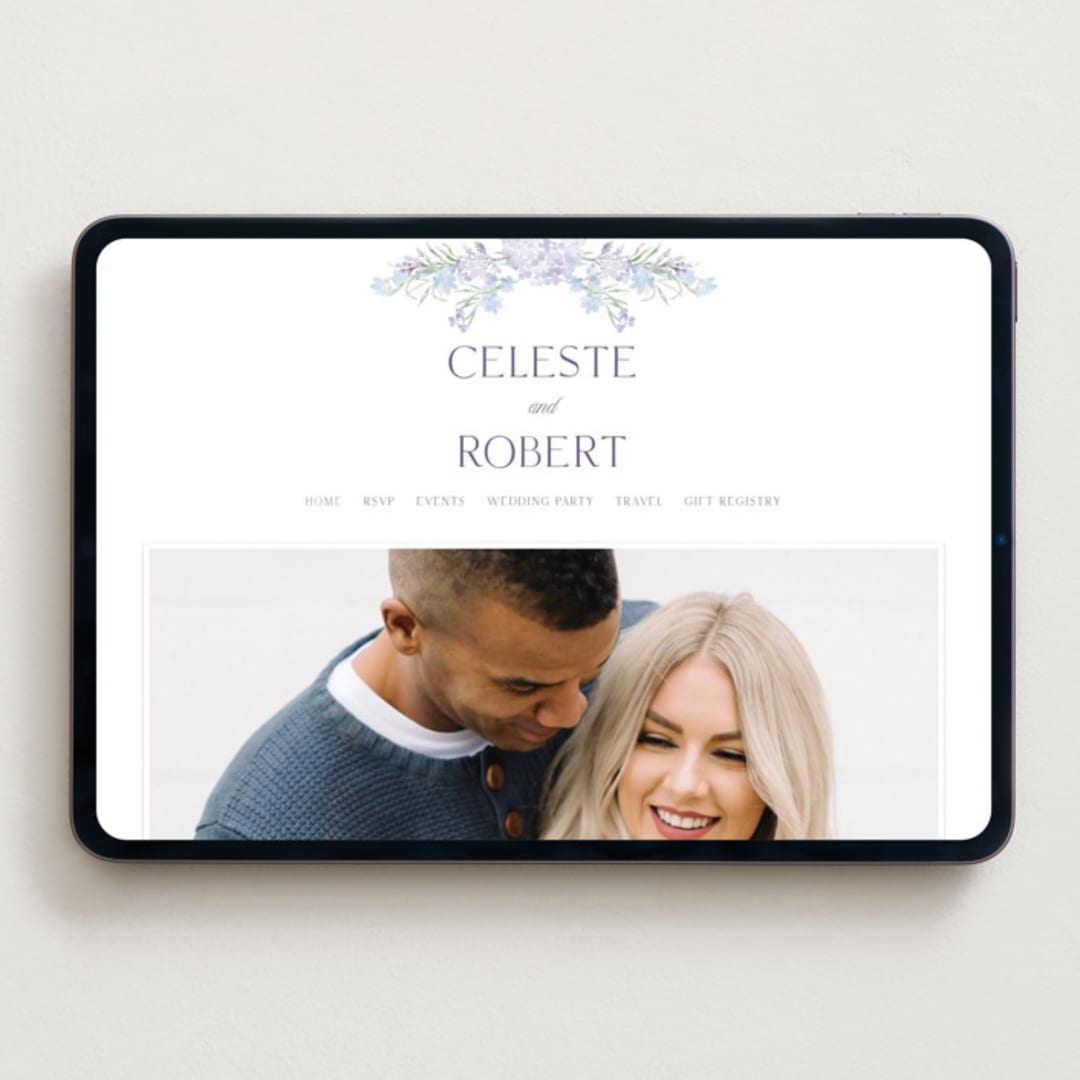 "Hydrangea" - Wedding Website in Toscana by Claudia Orengo - Desktop Design