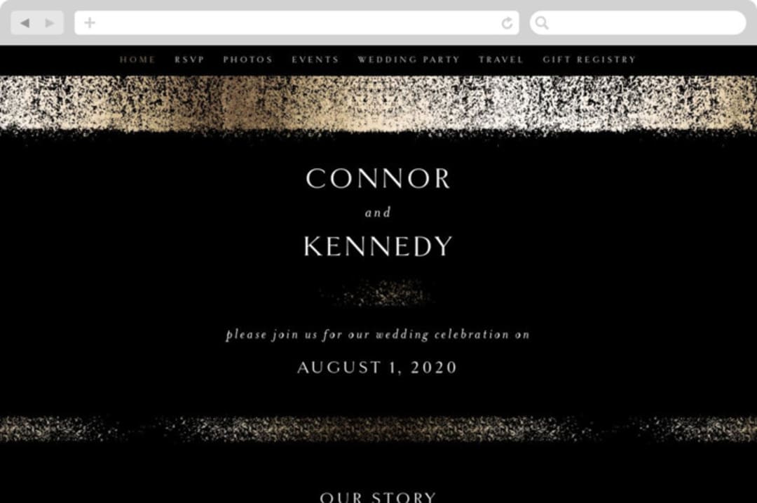 "the mill park" - Wedding Website in Tuxedo by Phrosné Barwood - Desktop Design