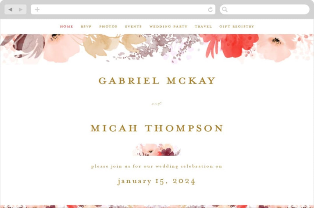 "autumn fest" - Wedding Website in Autumn by Phrosné Barwood - Desktop Design