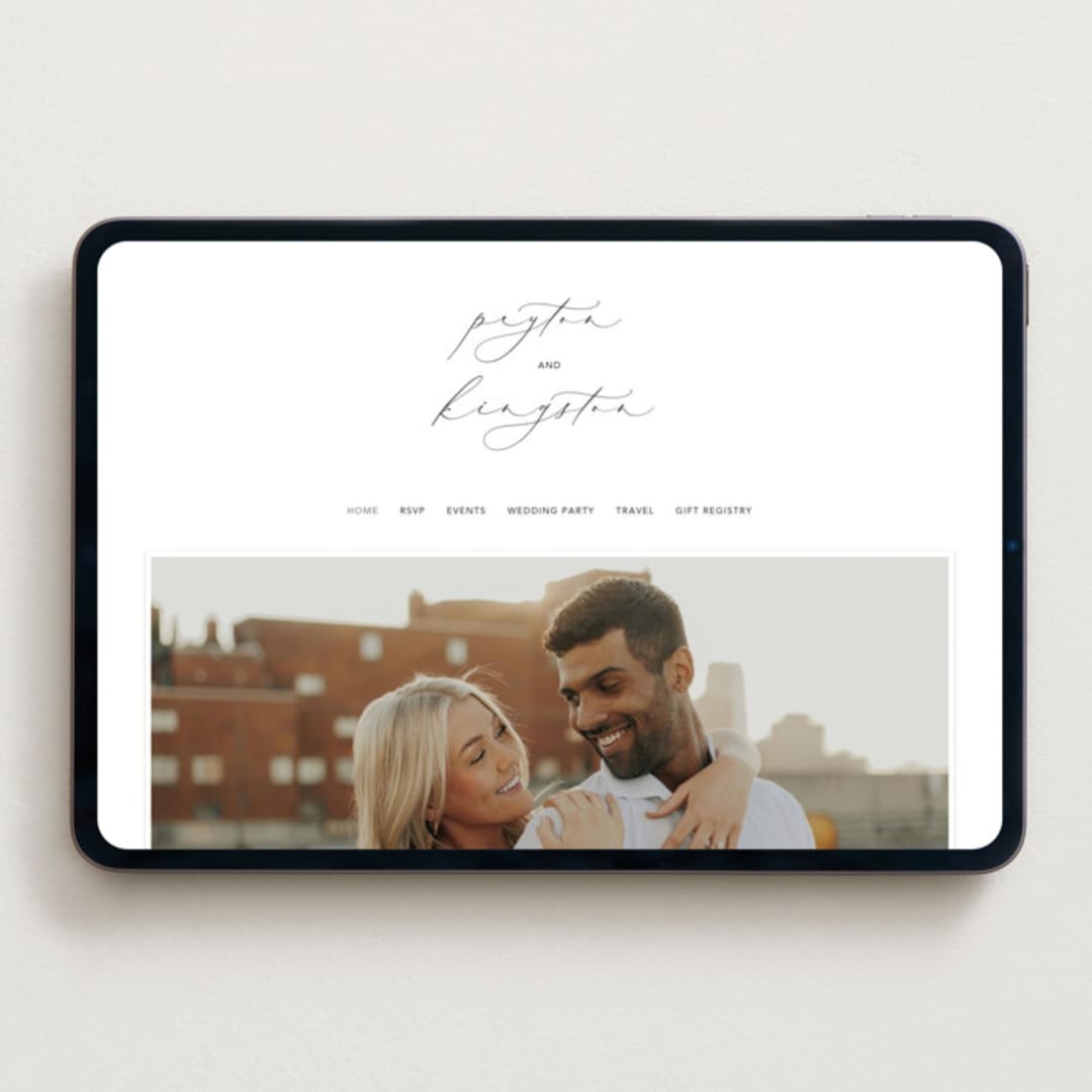 "Join Together" - Wedding Website in Inked by Design Lotus - Desktop Design
