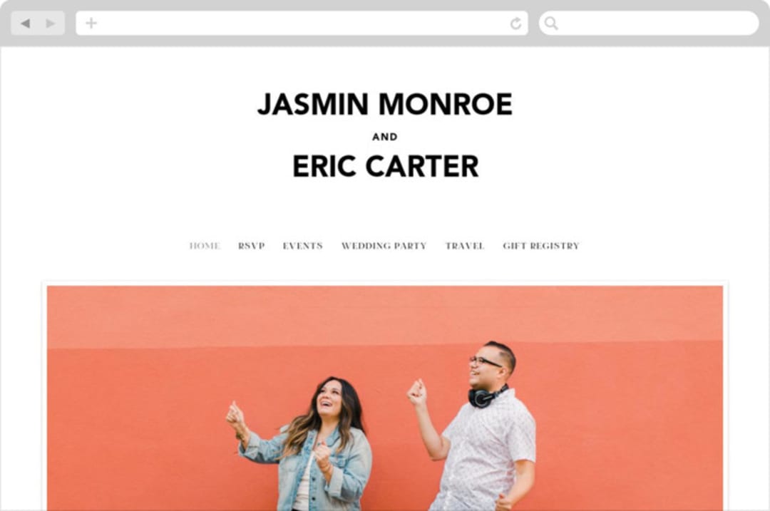 "dance moves" - Wedding Website in Tuxedo by Angela Garrick - Desktop Design