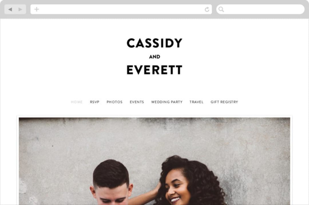 "Key Ingredients" - Wedding Website in Cotton by Christie Garcia - Desktop Design