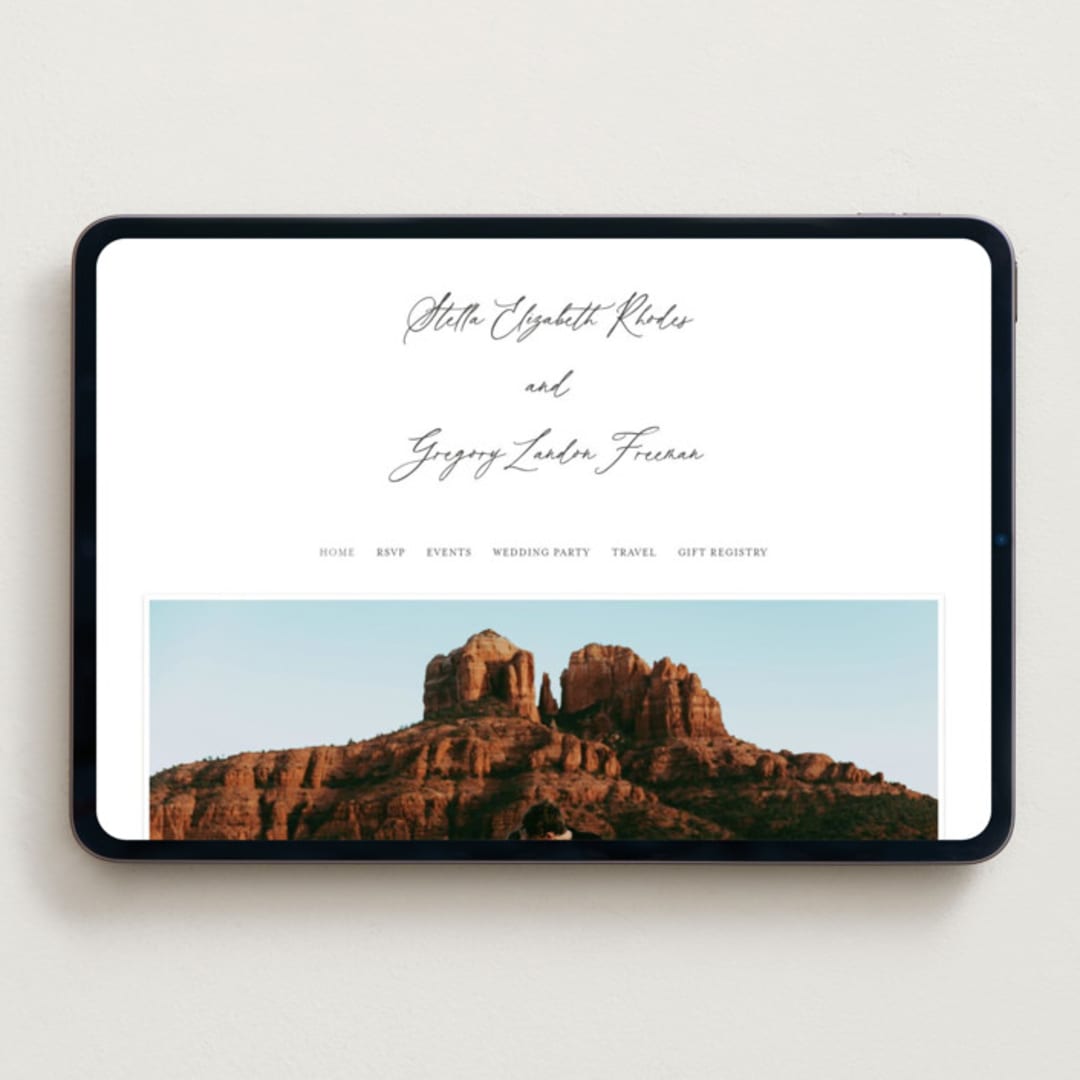 "Ever classic" - Wedding Website in Ever Classic by Design Lotus - Desktop Design