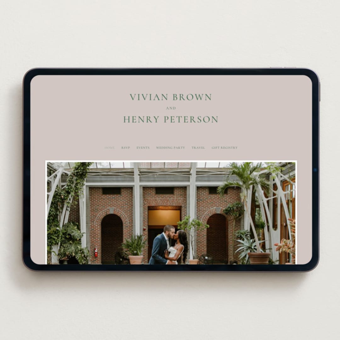 "wellness" - Wedding Website in Vineyard by Sumak Studio - Desktop Design