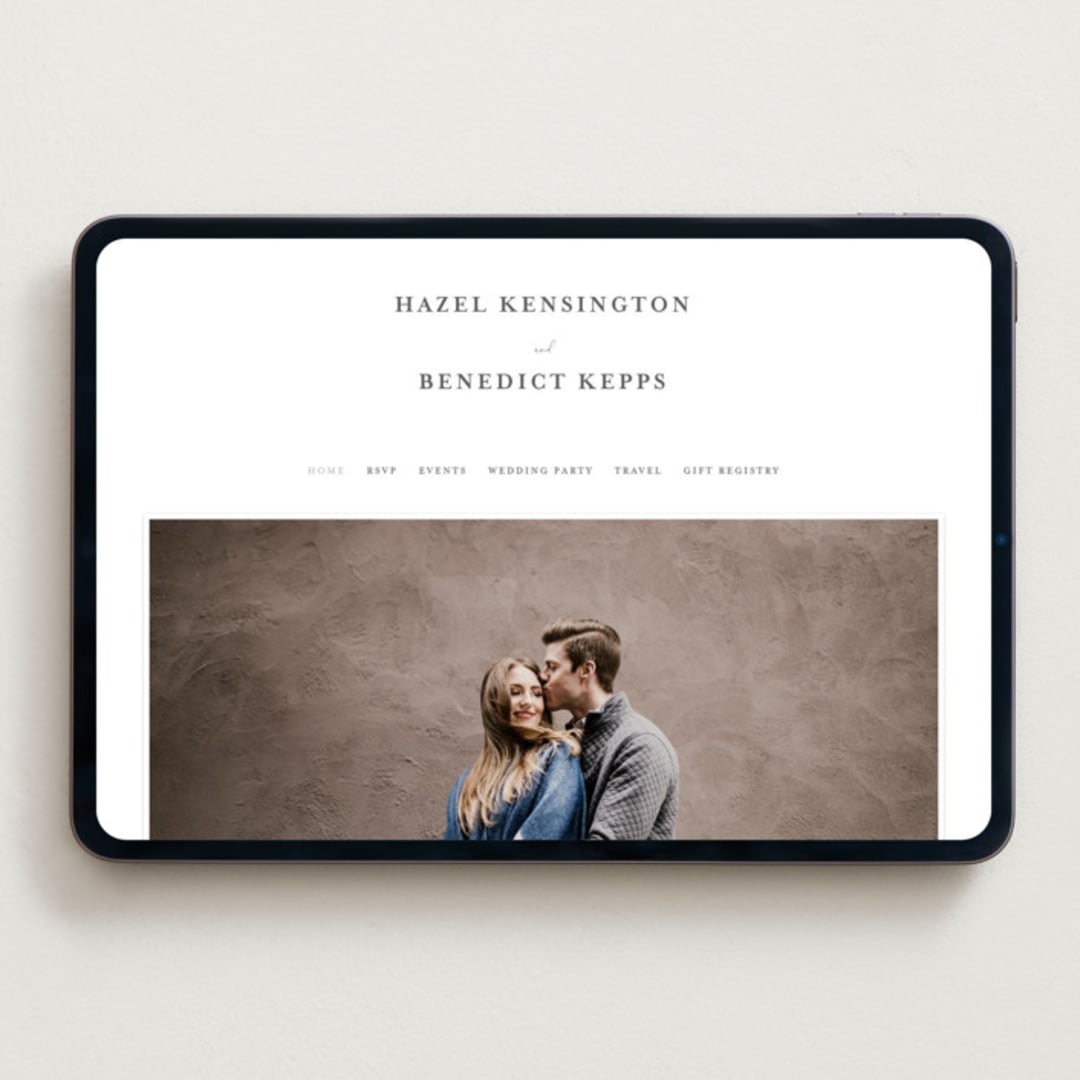 "scamorza" - Wedding Website in Pearl by chocomocacino - Desktop Design