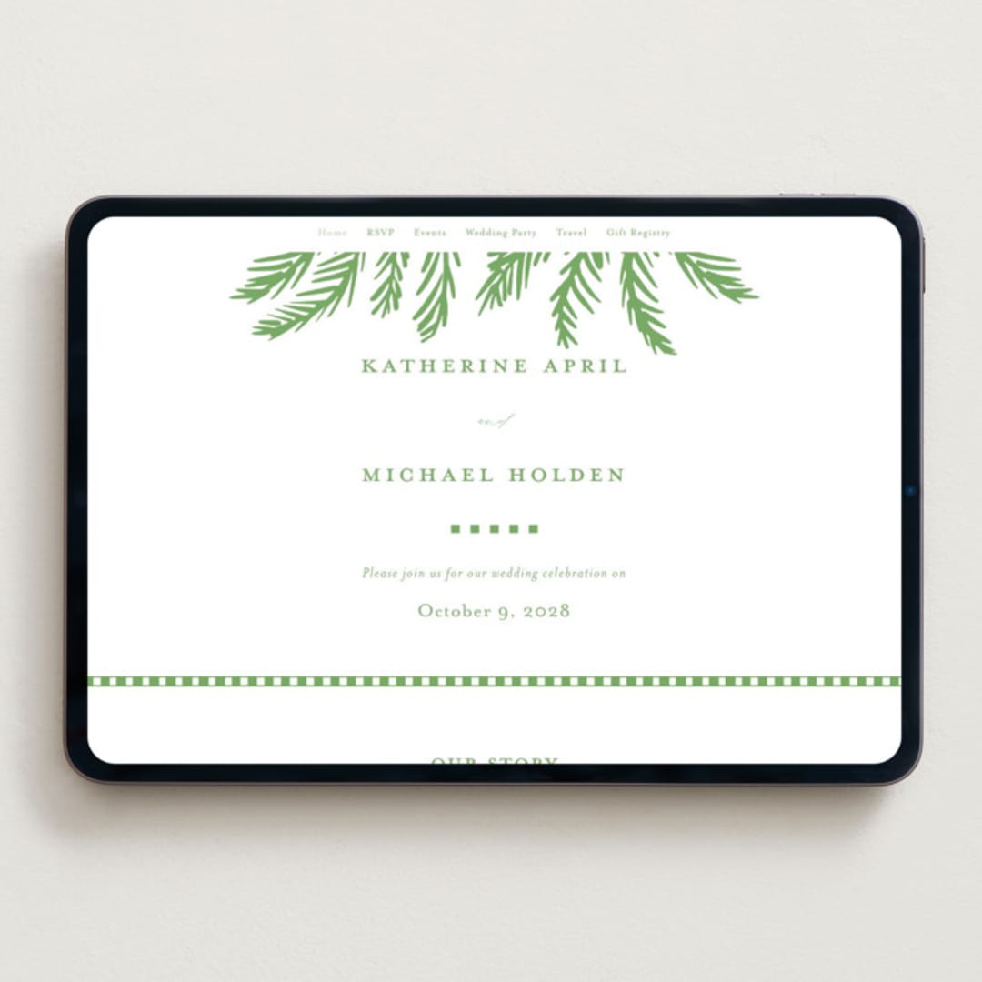 "Iconic" - Wedding Website in Pear by Creo Study - Desktop Design