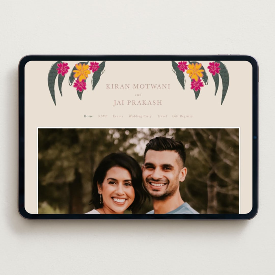 "Phool Bahar" - Wedding Website in Patta by Creo Study - Desktop Design